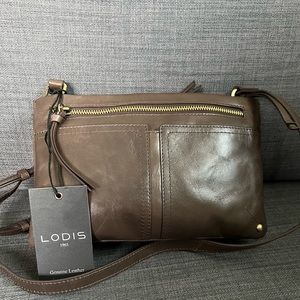 NWT LODIS KENDAL CROSSBODY BAG PURSE LEATHER